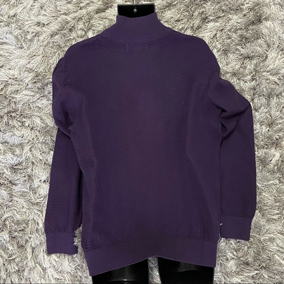 Fredrik Anderson Copenhagen men eggplant colour 100% cotton sweater. Size L. NWT - Picture 4 of 10